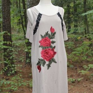Distressed Rose Tunic